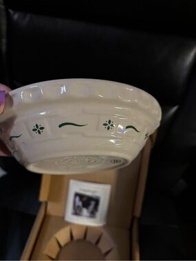 Longaberger 6” Pie Plate - Green